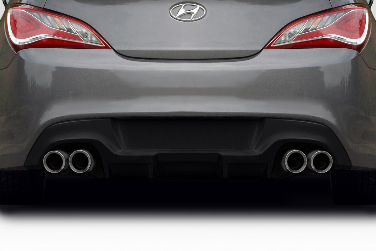 Unleash Style: 2010 - 2016 Hyundai Genesis Coupe Duraflex Twins One - Piece Rear Diffuser