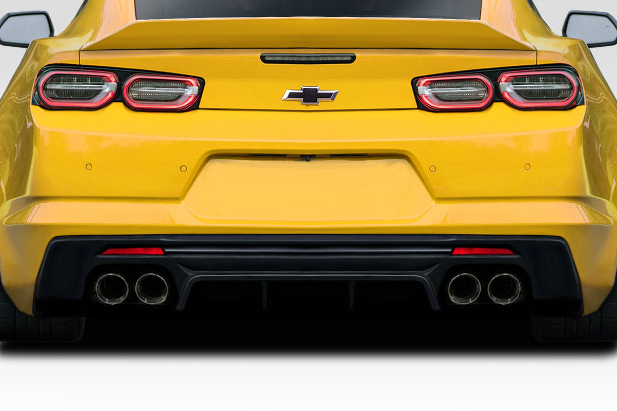 Unleash Speed: 2016 - 2023 Chevy Camaro Duraflex Z1 One - Piece Speed Rear Diffuser