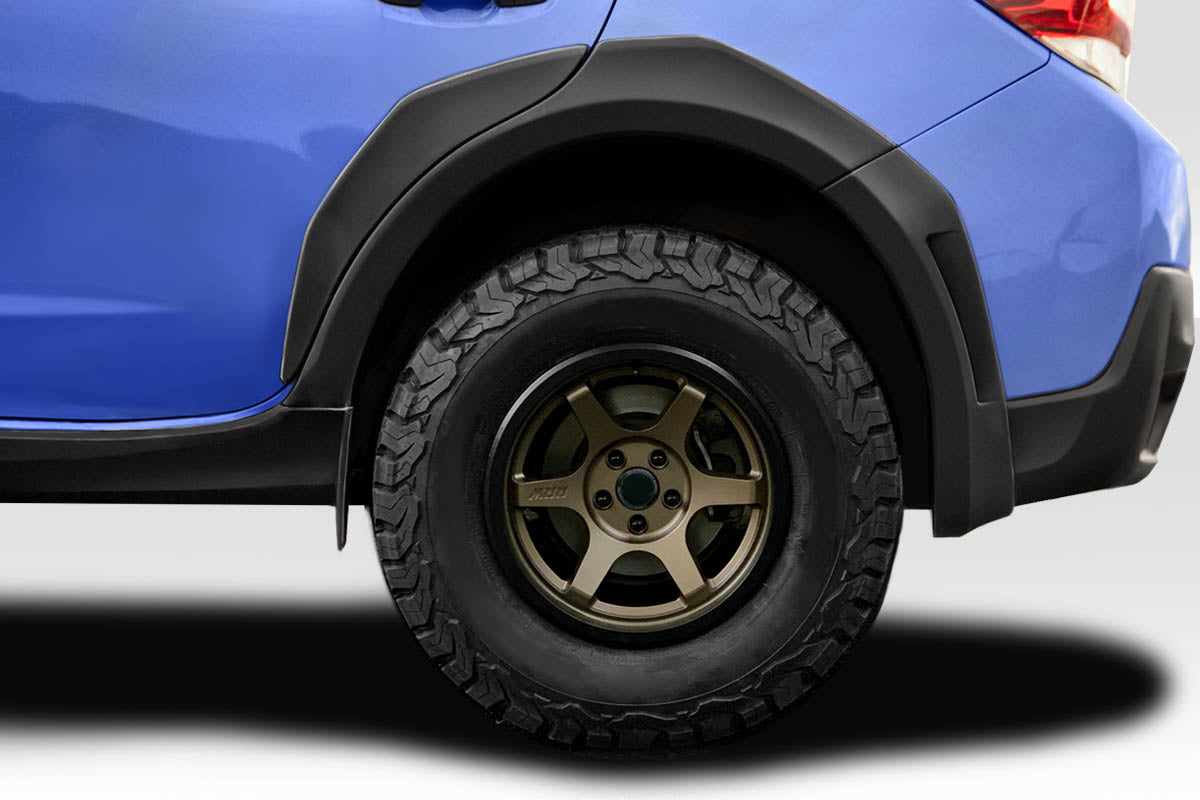 Get the 2018 - 2023 Subaru Crosstrek Duraflex Speedtrail Rear Fender Flares Set of 8 Now!