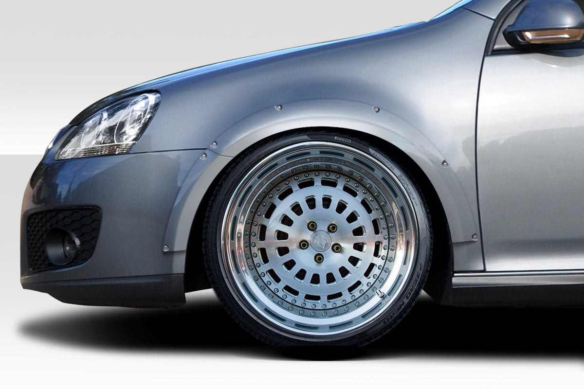 Unleash Style! 2006 - 2009 Golf GTI R32 Duraflex ETF Tune Front Fender Flares (2 - Piece Set)