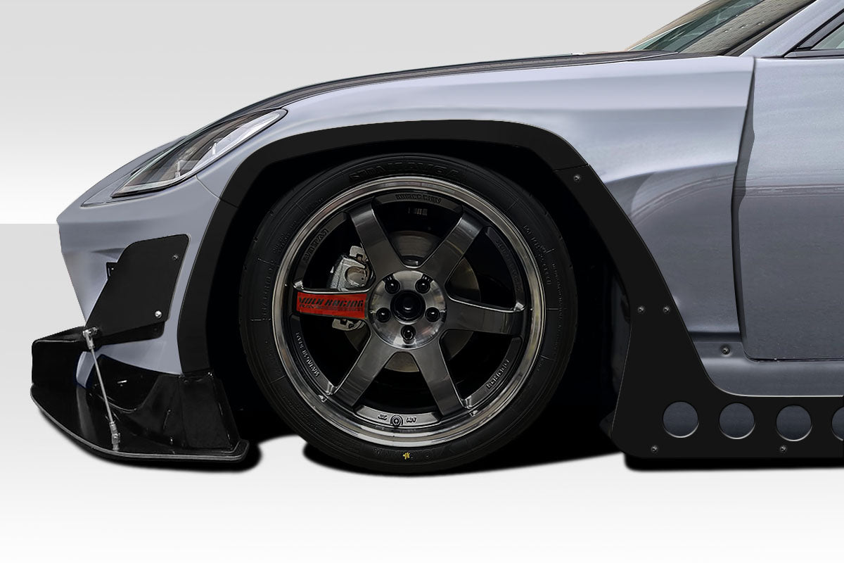 Upgrade Your 2022 - 2023 Toyota GR86 & Subaru BRZ with Duraflex Taka Front Fender Flares - 2 - Piece Set!