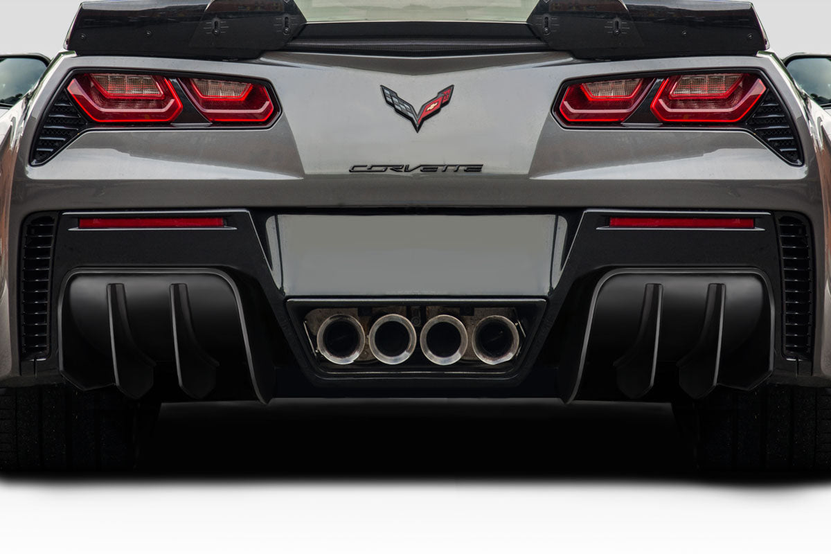 Unleash the Power: 2014 - 2019 Chevrolet Corvette C7 Duraflex GTR 2 - Piece Rear Diffuser