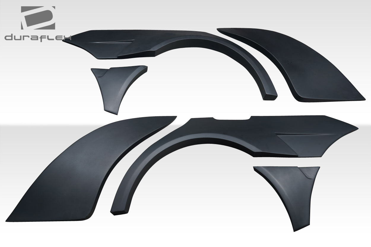 Transform Your 2013 - 2015 Lexus GS (G200, GS300, GS350, GS450, GS450H) with Duraflex AM Design Wide Body Rear Fender Flares - 6 Piece Set