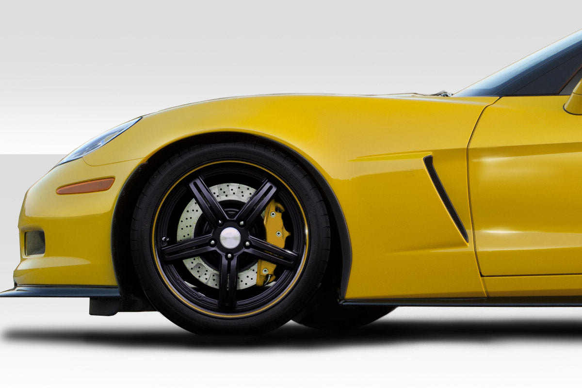 Get the Stunning 2005 - 2013 Chevrolet Corvette Duraflex Z06 Look Front Fenders (2 Pieces)