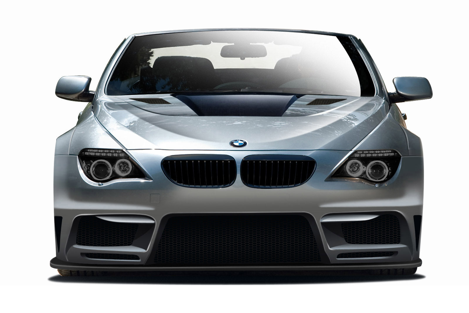 Upgrade Your 2004 - 2010 BMW 6 Series E63 E64 2DR Convertible with AF - 2 Wide Body Front Lip Spoiler!