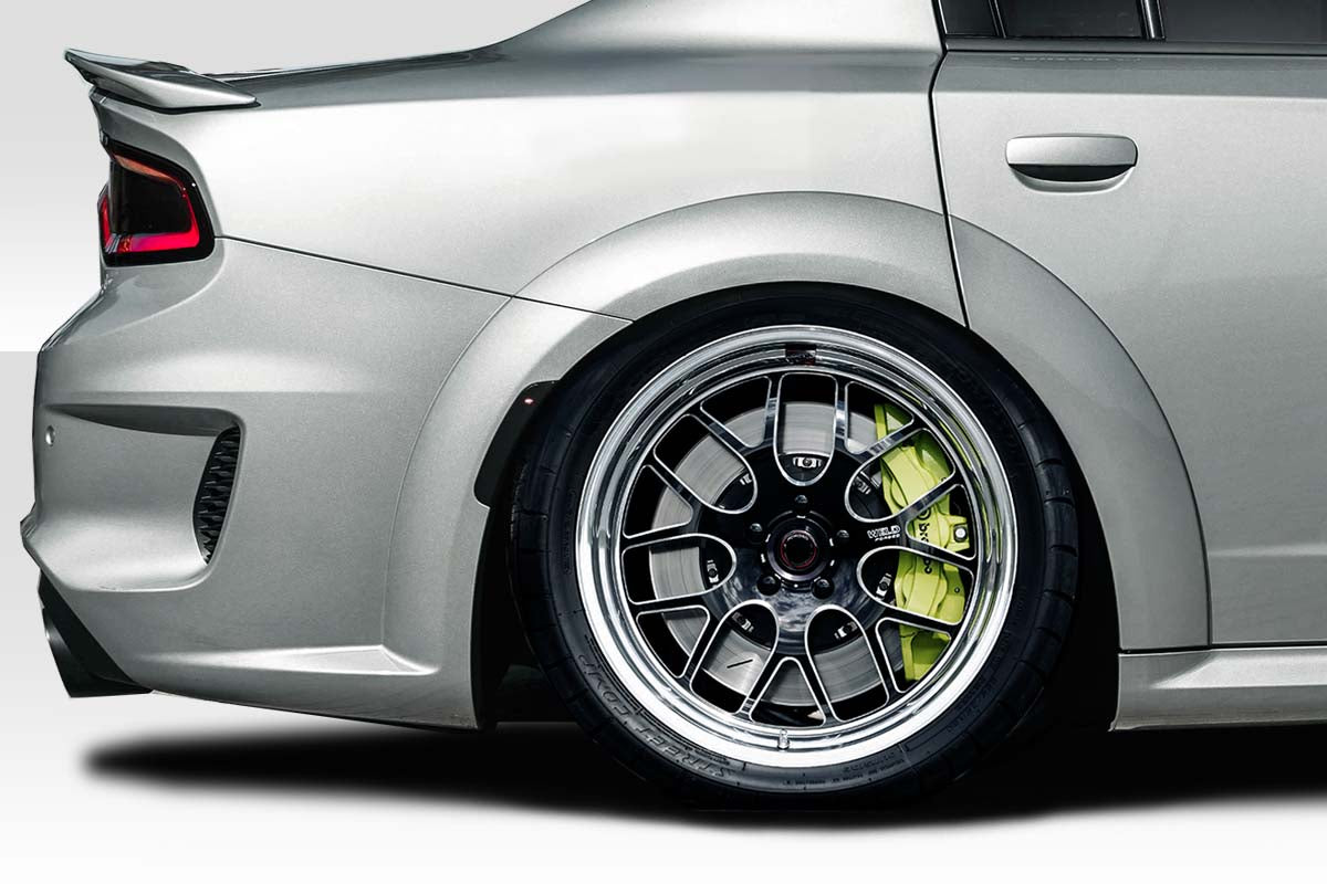 Transform Your 2015 - 2023 Dodge Charger with Duraflex Hellcat Widebody Look 6 - Piece Fender Flares