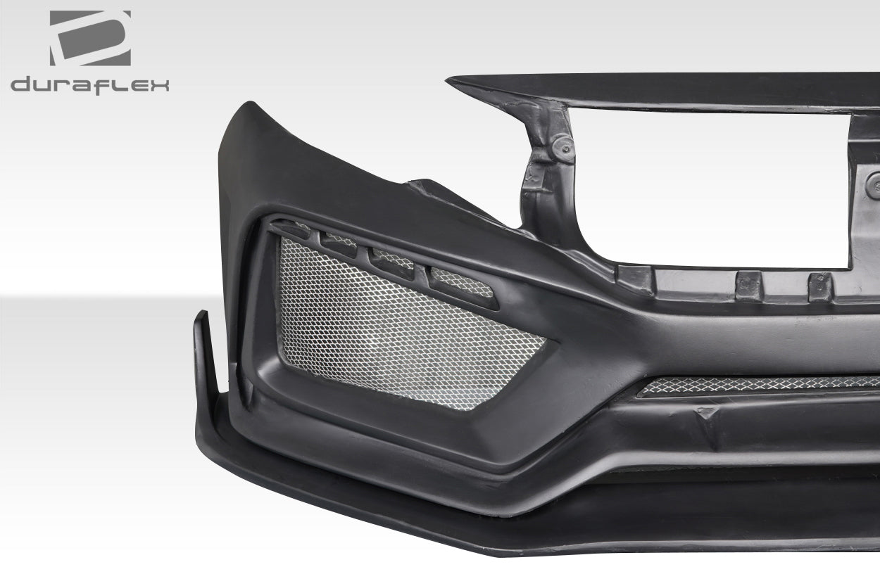 Get the Stunning Widebody Look! 2016 - 2021 Honda Civic 4DR Duraflex RBT Front Bumper