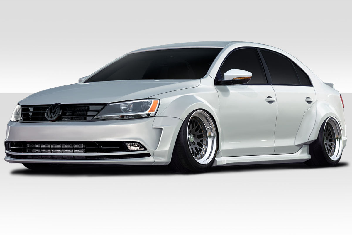 Revamp Your 2011 - 2018 Volkswagen Jetta with Duraflex KTV Wide Body Kit! 13 - Piece Set