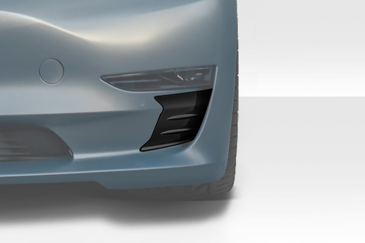 Enhance Your 2018 - 2023 Tesla Model 3 with Duraflex Vortex Front Bumper Vent Trim - 2 Pieces!