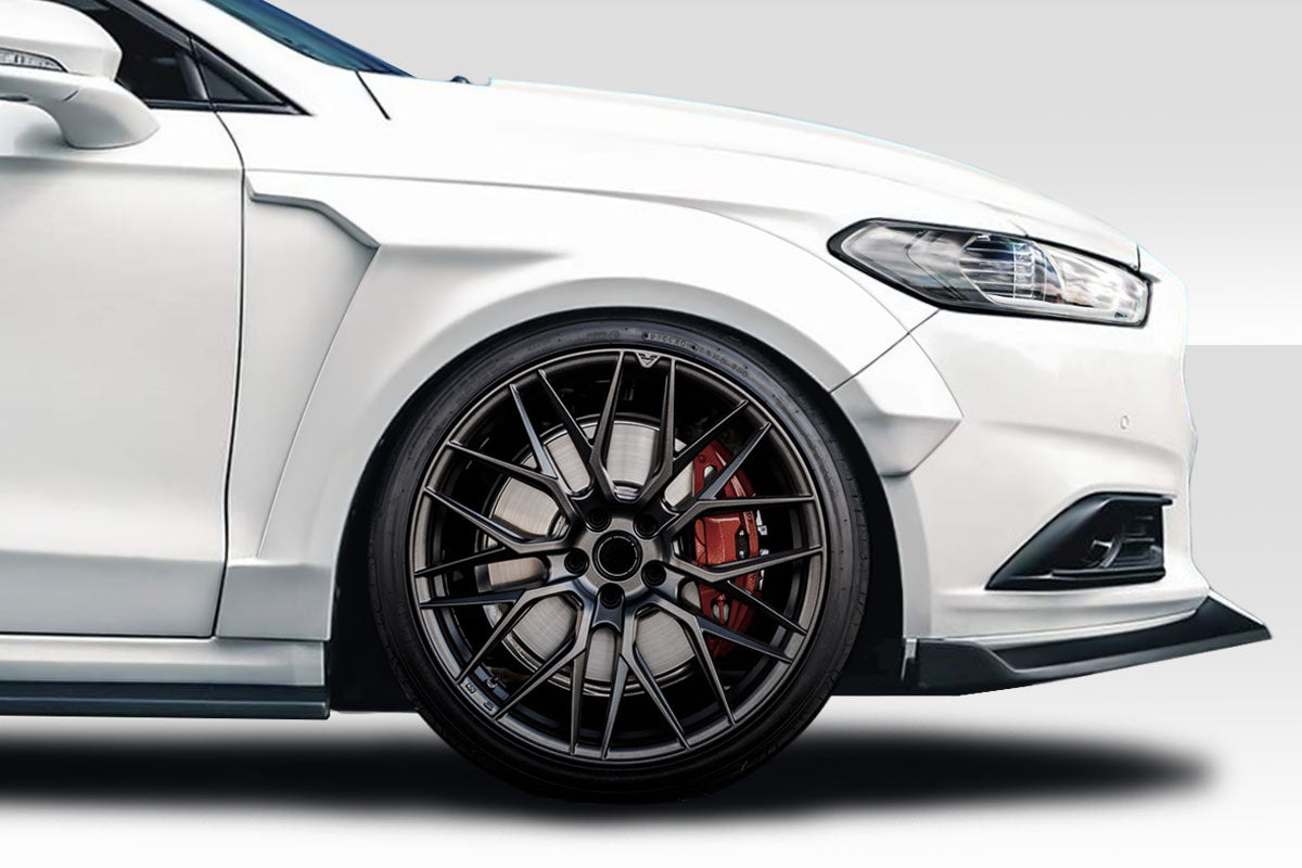 Enhance Your 2013 - 2016 Ford Fusion with Duraflex Reis Front Fender Flares - 4 Pieces!