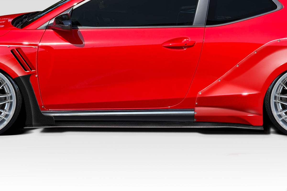 Upgrade Your 2019 - 2023 Hyundai Veloster N with Duraflex Aerotune Side Skirt Rocker Panels (2 Pieces)