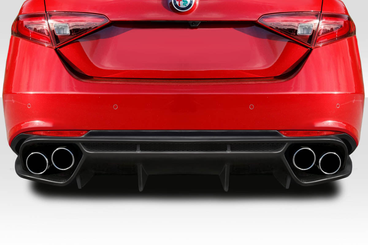 Enhance Your 2017 - 2023 Alfa Romeo Giulia with Duraflex Garda Rear Diffuser - 1 Piece