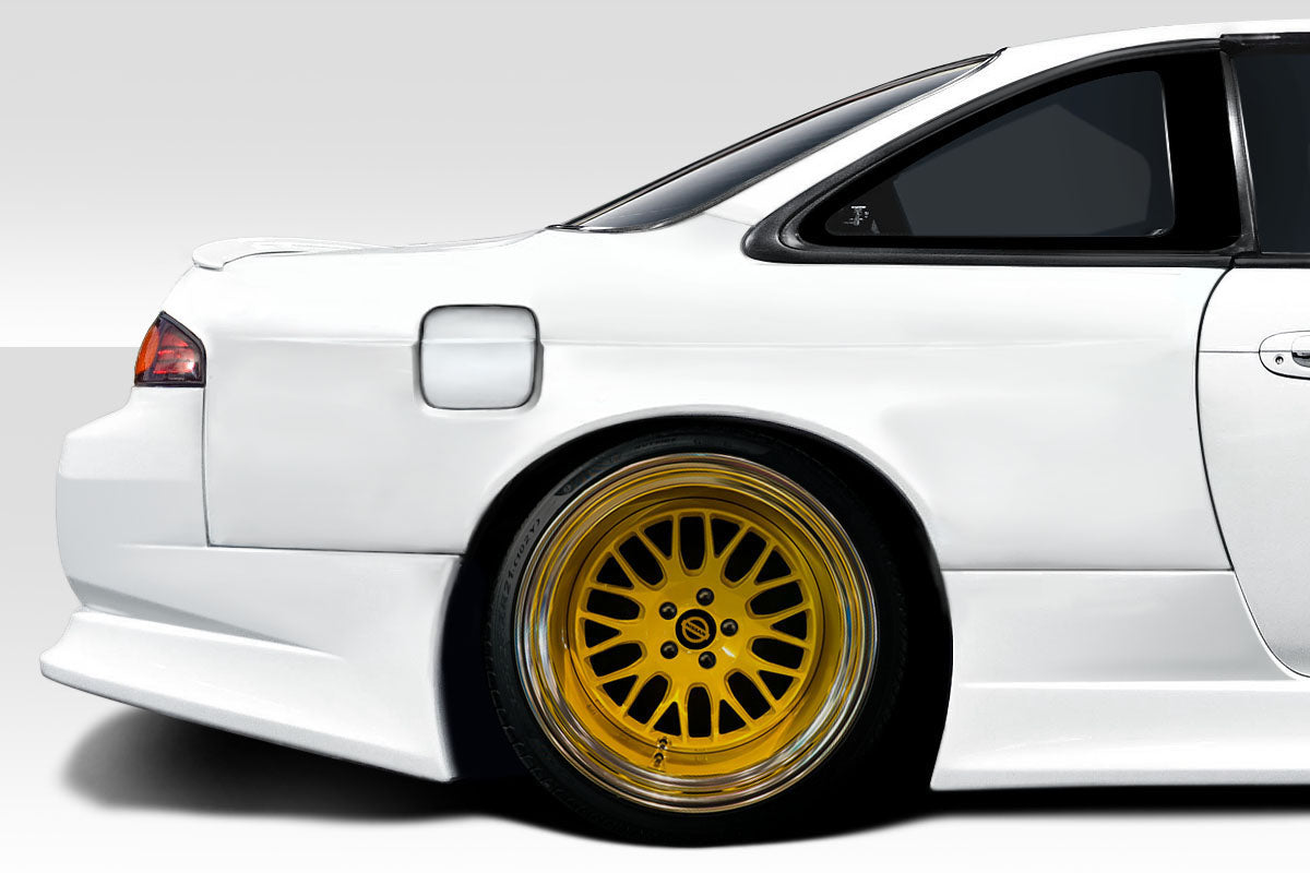 Upgrade Your 1995 - 1998 Nissan 240SX S14 with Duraflex O Type 50MM Rear Fender Flares - 2 Piece Set