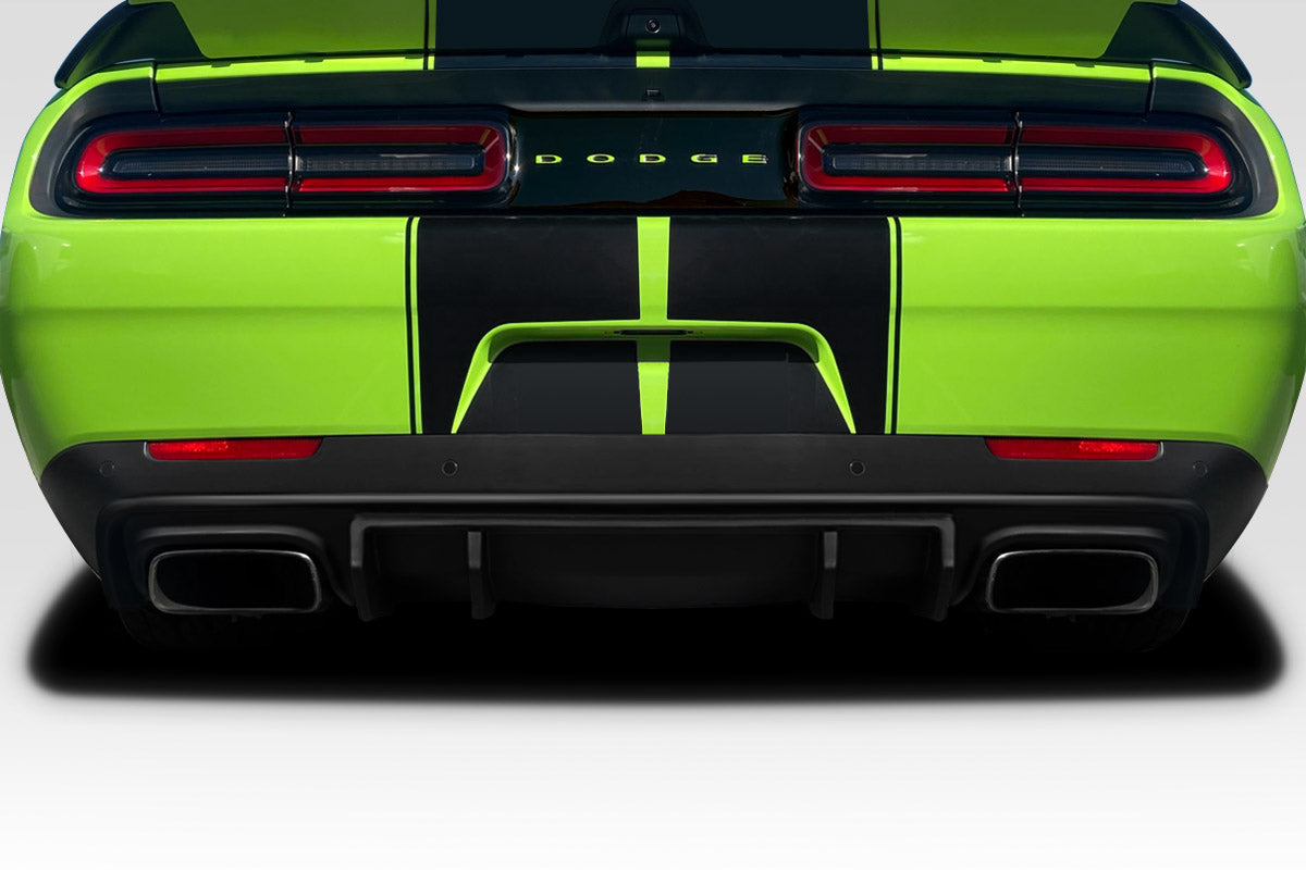 Rev Up Your 2015 - 2023 Dodge Challenger with Duraflex Patriot One - Piece Rear Diffuser