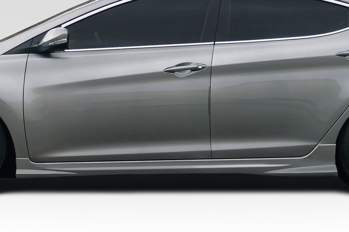 Upgrade Your 2011 - 2013 Hyundai Elantra with Duraflex Elaver Side Skirt Rocker Panels - 2 Pieces!