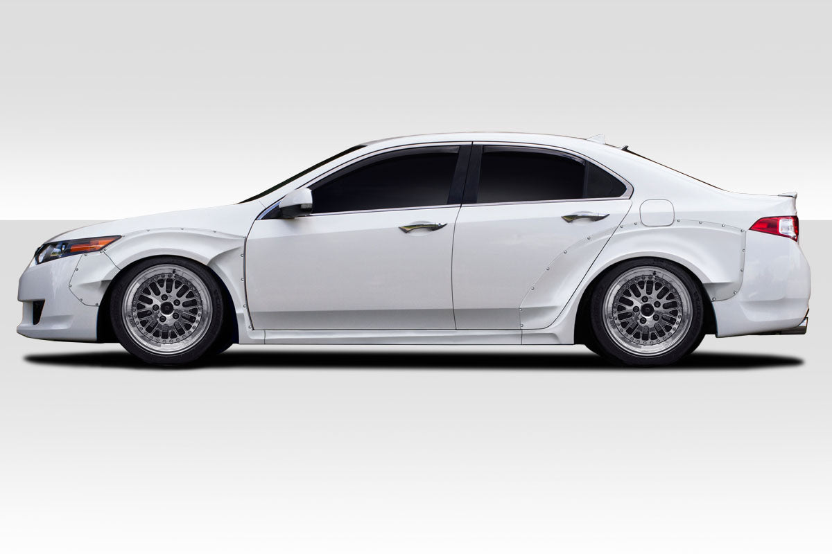 Transform Your 2009 - 2014 Acura TSX with Duraflex Khan Wide Body Fender Flare Kit!