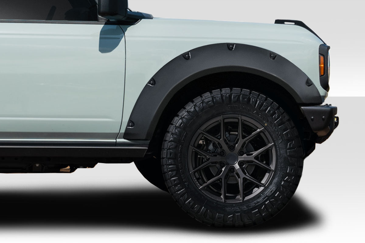 Unleash Your 2021 - 2023 Ford Bronco's Potential with Duraflex Extreme Country Front Fender Flares (2 Piece Set)