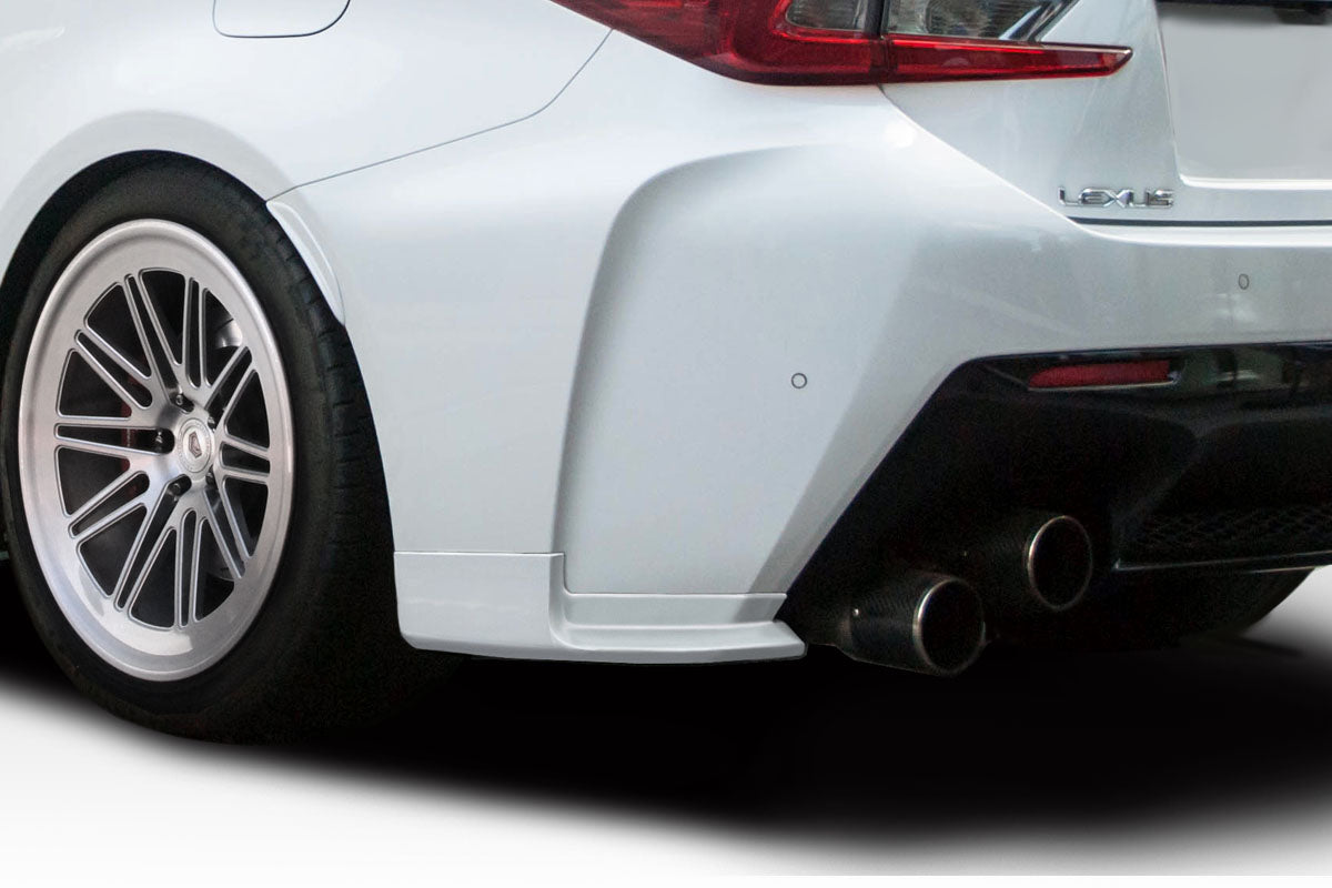 Unleash the Style: 2015 - 2019 Lexus RC - F Duraflex Alpha Rear Lip Add - On Spoilers (2 Pieces)