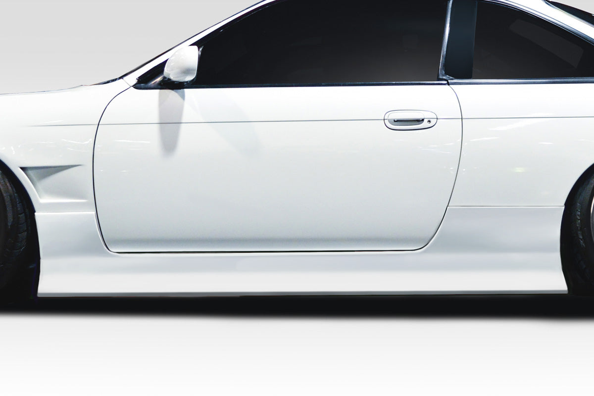 Enhance Your 1995 - 1998 Nissan 240SX S14 with Duraflex D1 Sport V3 2 - Piece Side Skirt Rocker Panels
