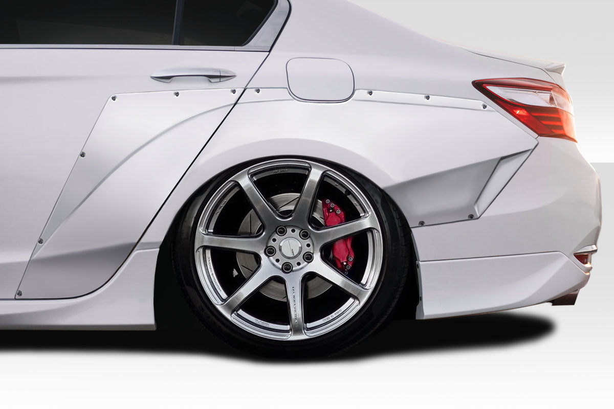Unleash the Style! 2013 - 2017 Honda Accord 4DR Duraflex Widebody RX Rear Fender Flares (4 Pieces)