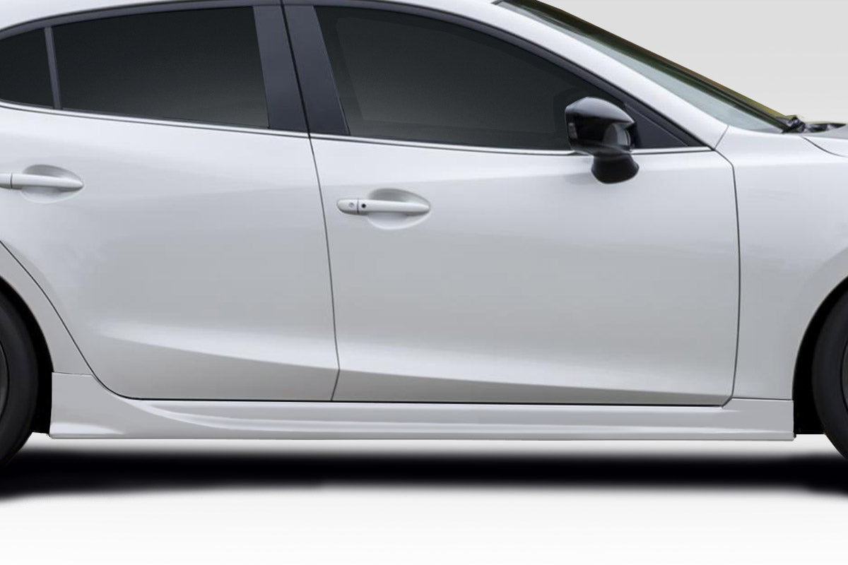 Revamp Your 2014 - 2018 Mazda 3 with Duraflex HP Wave 2 - Piece Side Skirts