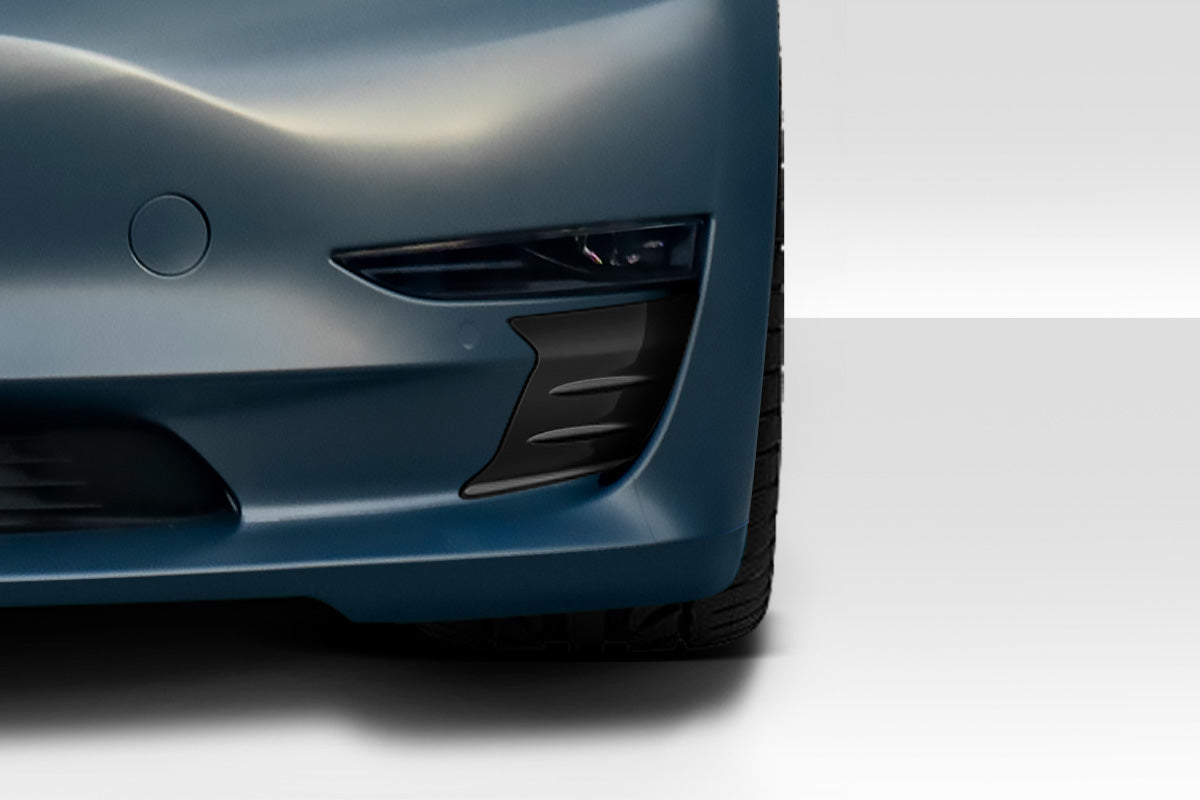 Enhance Your 2018 - 2023 Tesla Model 3 with Duraflex Vortex Front Bumper Vent Trim - 2 Pieces!