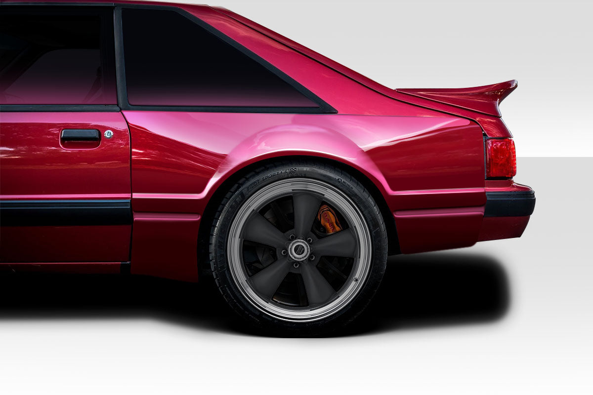 Get Your 1979 - 1993 Ford Mustang a Stunning Upgrade with Duraflex Manta Rear Fender Flares (2 Pieces, +3 Inches)