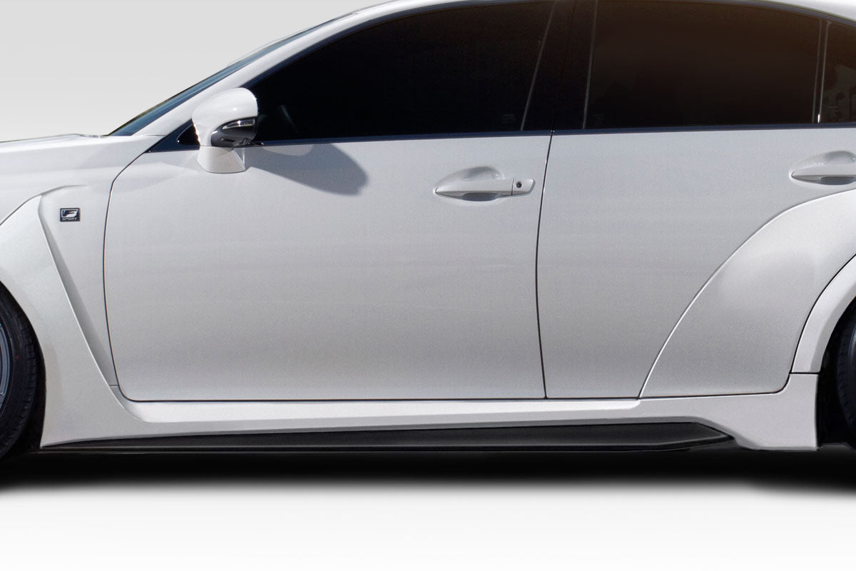Upgrade Your 2013 - 2020 Lexus GS Series (G200, GS300, GS350, GS450, GS450H) with Duraflex AM Design Wide Body 2 - Piece Side Skirts!