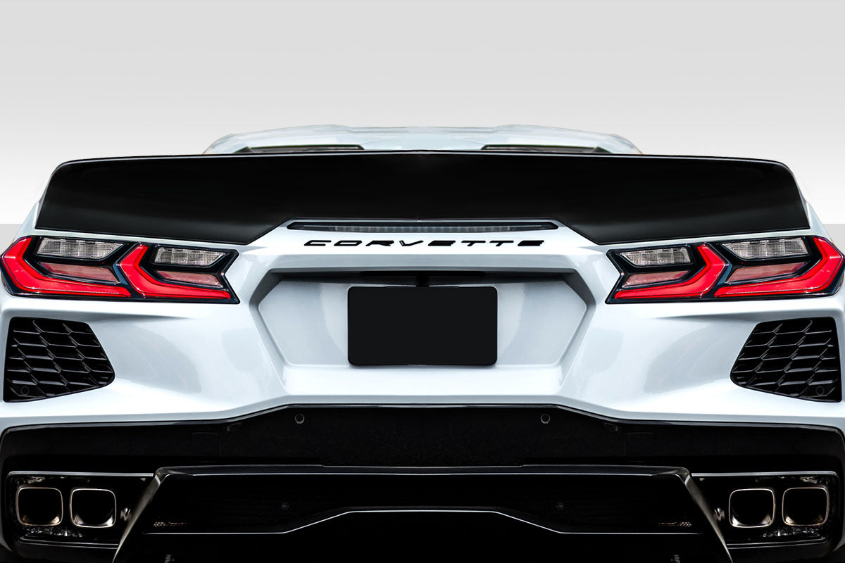 Rev Up Your 2020 - 2023 Chevrolet Corvette C8 with Duraflex Duckbill Rear Wing Spoiler!