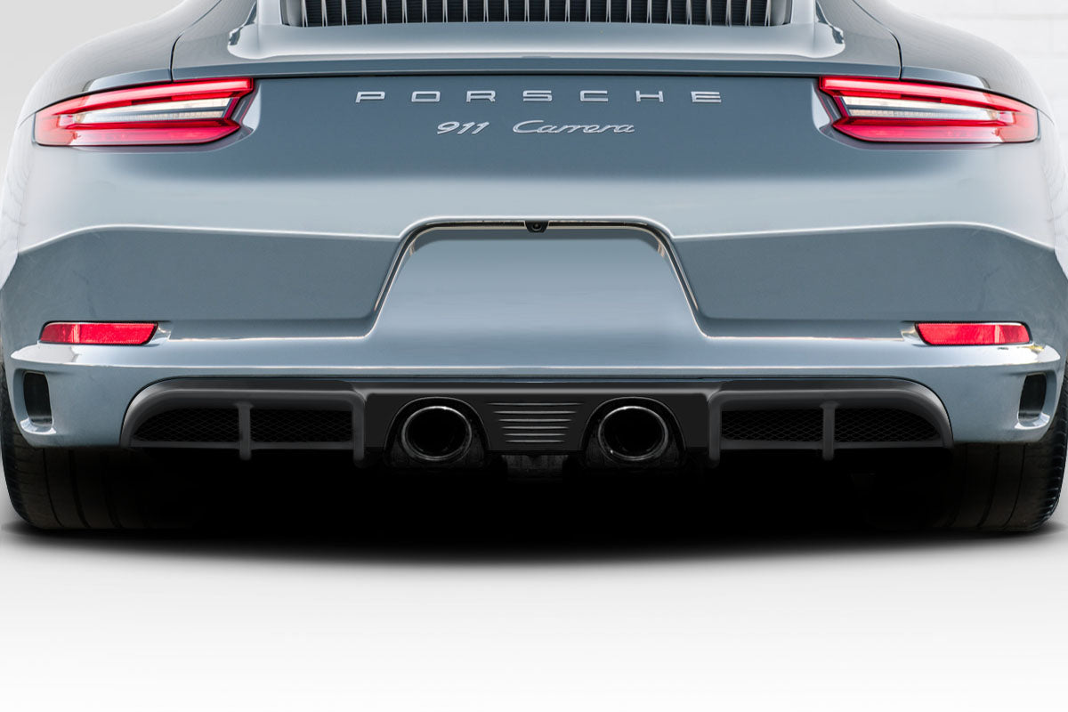 Revamp Your 2017 - 2019 Porsche 911 Carrera with Duraflex Nimbi One - Piece Rear Diffuser
