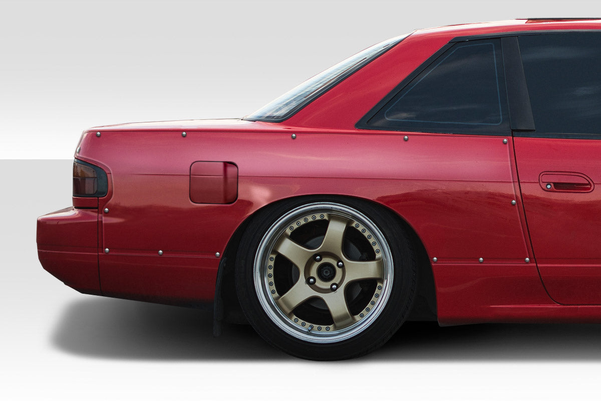 Revamp Your 1989 - 1994 Nissan 240SX S13 2DR with Duraflex D1 Sport 50MM Rear Fender Flares - 3 Piece Set