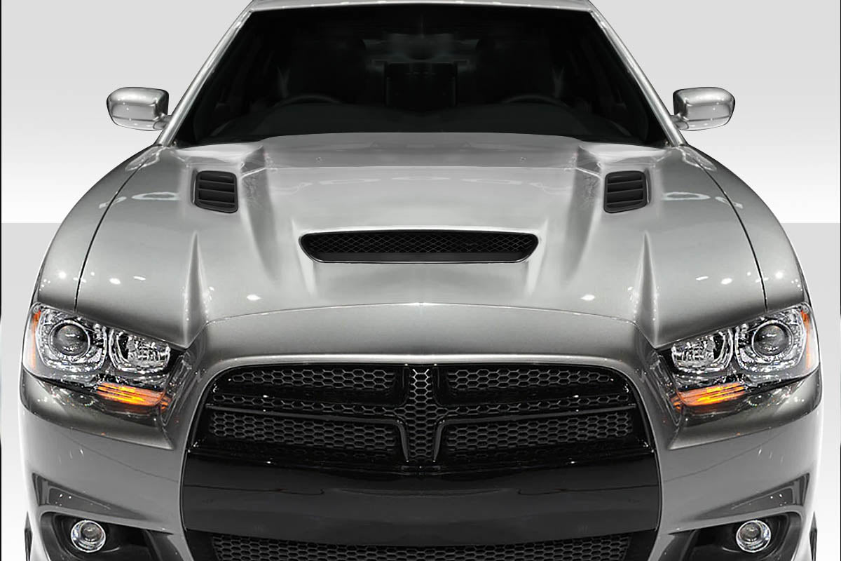 Unleash the Beast: 2011 - 2014 Dodge Charger Duraflex Hellcat Redeye Look One - Piece Hood