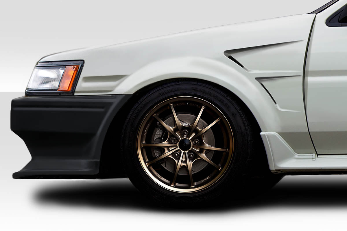 Revamp Your 1984 - 1987 Toyota Corolla Levin 2DR/HB with Duraflex D1 Sport 30MM Front Fenders - 2 Piece Set!