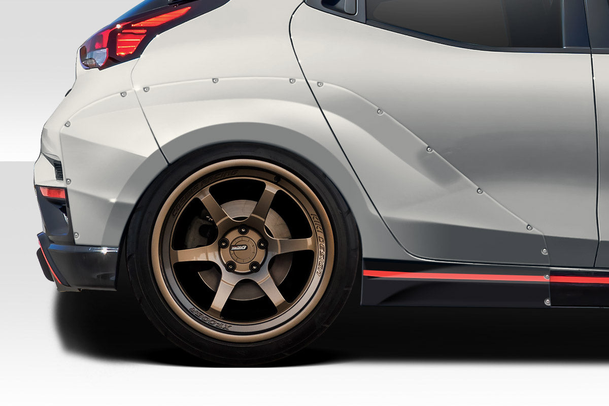 Unleash Style: 2019 - 2023 Hyundai Veloster N Duraflex Aerotune 5 - Piece Rear Fender Flares