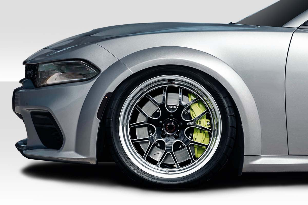 Transform Your 2015 - 2023 Dodge Charger with Duraflex Hellcat Widebody Look 6 - Piece Fender Flares