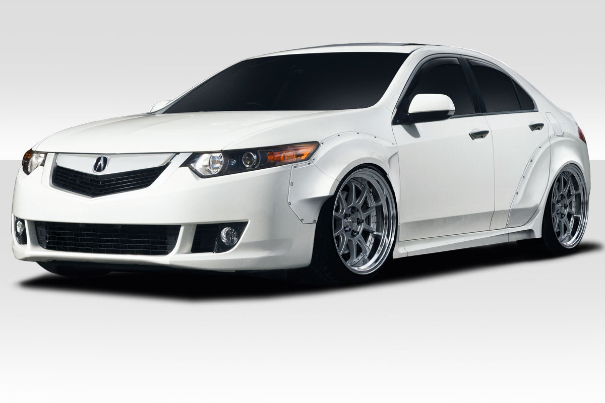 Transform Your 2009 - 2014 Acura TSX with Duraflex Khan Wide Body Fender Flare Kit!
