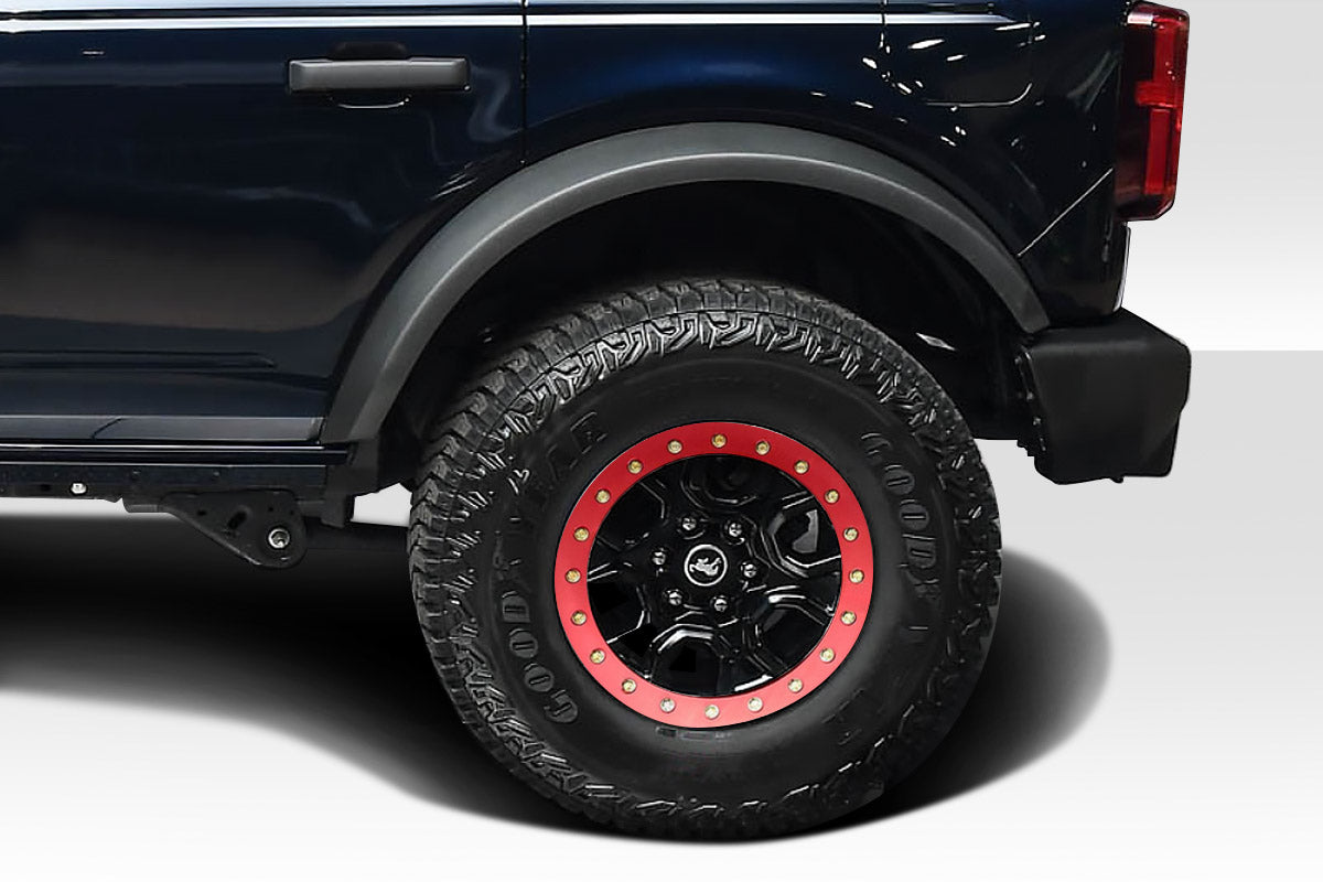 Unleash Your 2021 - 2023 Ford Bronco's Beast Mode with Duraflex Bigfoot Rear Fender Flares (2 Pieces)