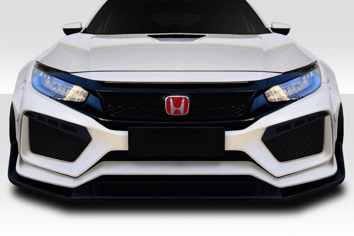 Get the Stunning Widebody Look! 2016 - 2021 Honda Civic 4DR Duraflex RBT Front Bumper