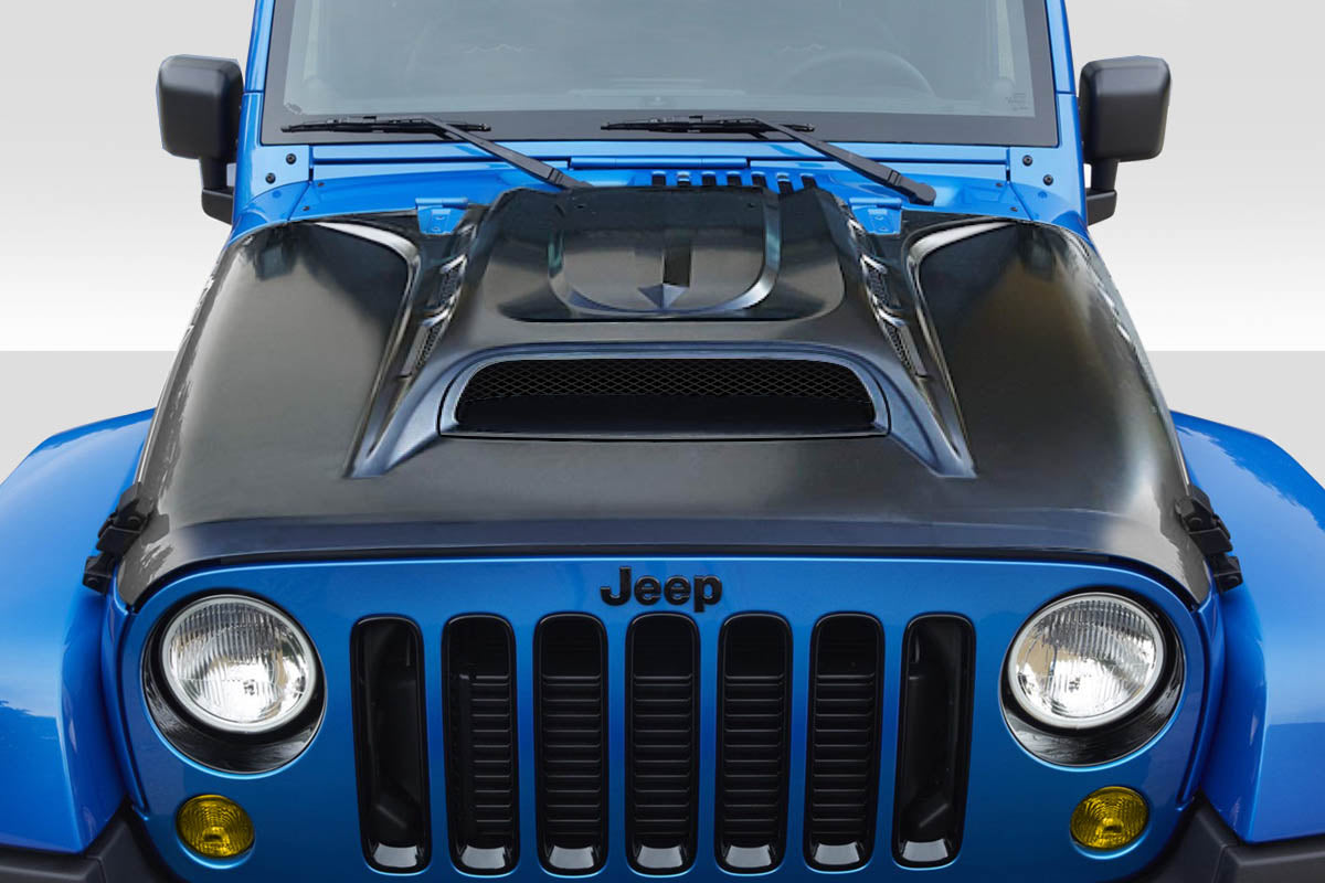 Revamp Your 2007 - 2018 Jeep Wrangler JK with Duraflex Avenge Vented Hood!